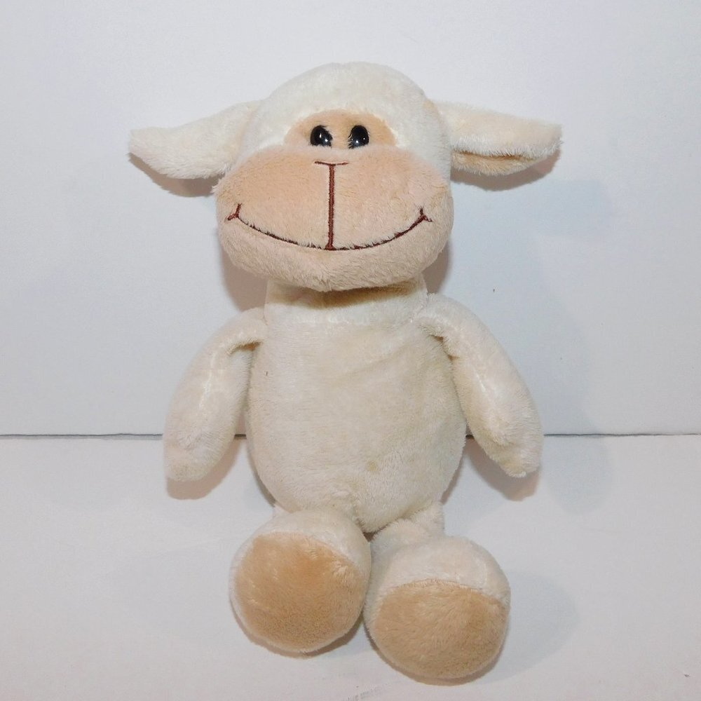 Kinder Cream Sheep lamb Surprise Easter Basket 10" Plush Stuffed Toy Ferrero